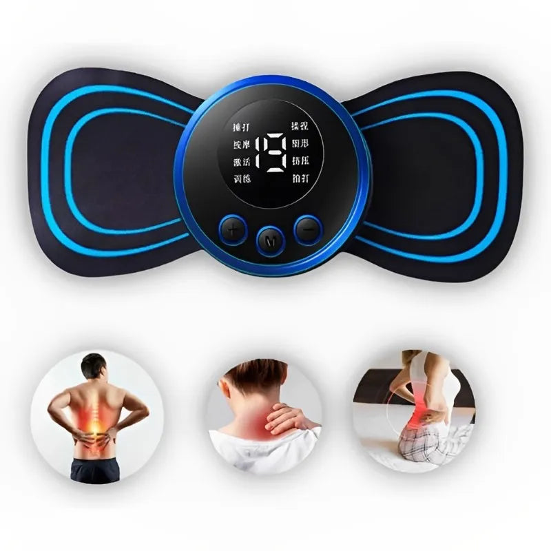 Massageador Elétrico Mini com 8 Movimentos - ConfortPro®