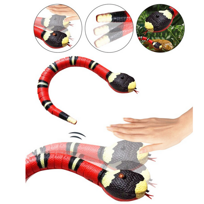 Cobra Fugitiva Para Divertir Gatos - SnakeToy