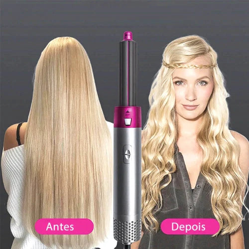 Escova Modeladora  AntiFrizz de Cabelo 5 em 1 - ROYAL HAIR™