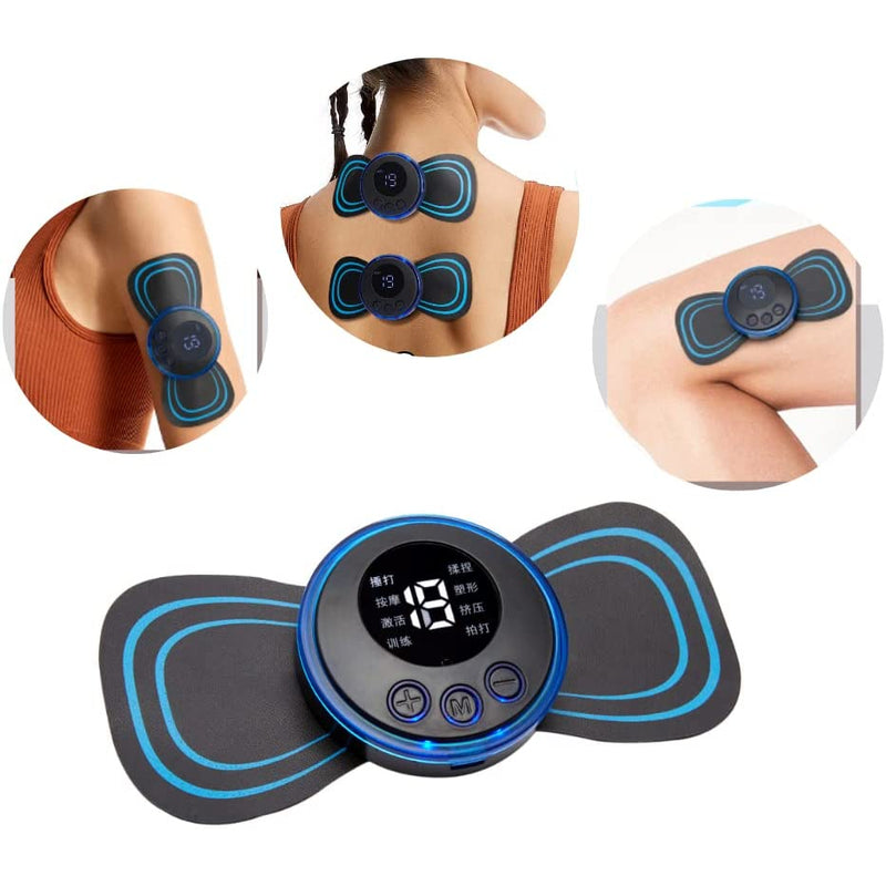 Massageador Elétrico Mini com 8 Movimentos - ConfortPro®