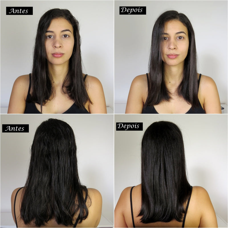 Escova Alisadora Royal Hair™ Multifuncional Reconstroi o Fio