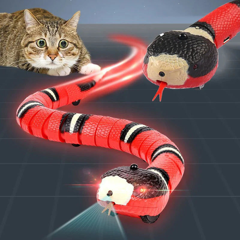 Cobra Fugitiva Para Divertir Gatos - SnakeToy