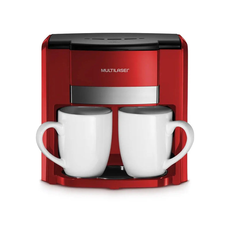 Cafeteira Elétrica Red MultiLaser 127V + Brinde 2 Xícaras