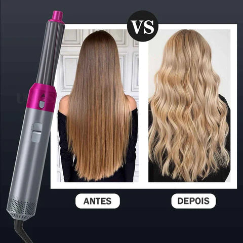 Escova Modeladora  AntiFrizz de Cabelo 5 em 1 - ROYAL HAIR™